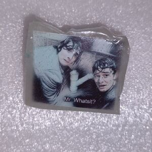 STRANGER THINGS 5 MIKE AND WILL "MR.WHATSIT"?? 80'S Style. GLOW PIN. HANDMADE.